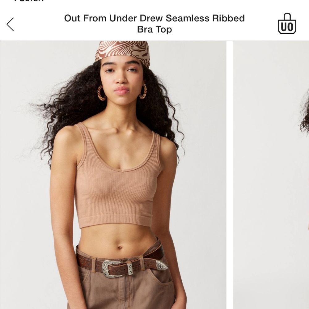 out from under drew seamless ribbed bra top